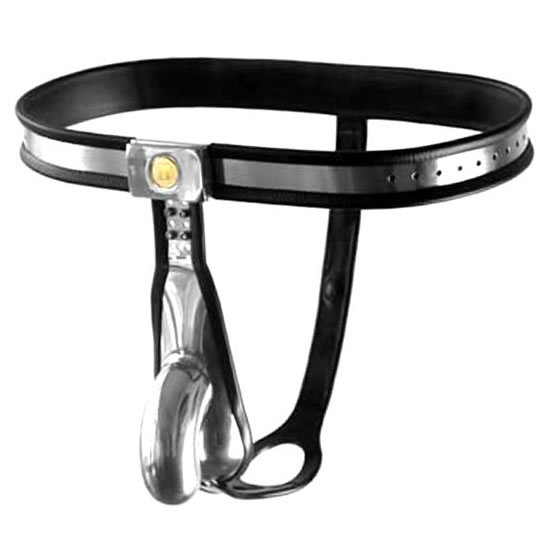 Fully adjustable rigid male chastity belt