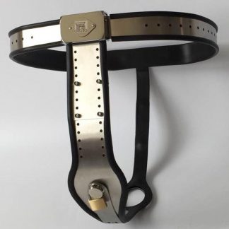 Female adjustable rigid chastity belt